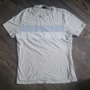 Michael Kors Classic Embroidered Authentic Striped Soft Cotton T-Shirt